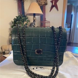 Coach Croc Embossed Madison NEW!